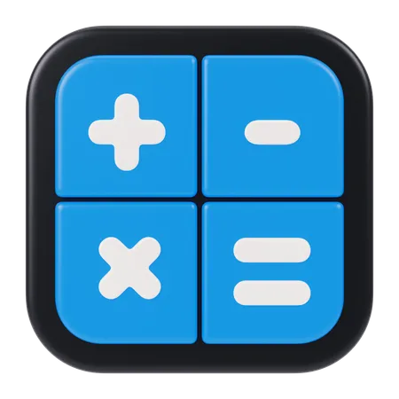 Calculator App  3D Icon