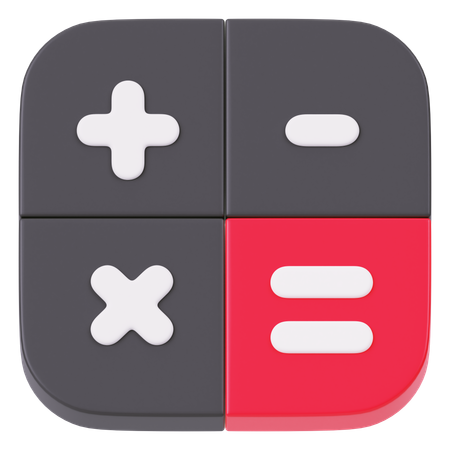 Calculator App  3D Icon