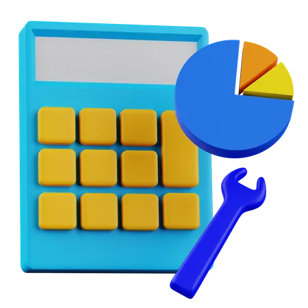 Calculator Bussines  3D Icon