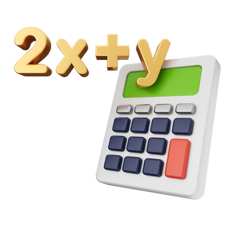 Calculator Education  3D Icon