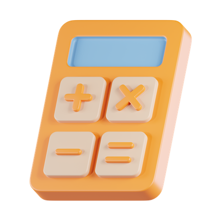 Calculator Machine  3D Icon