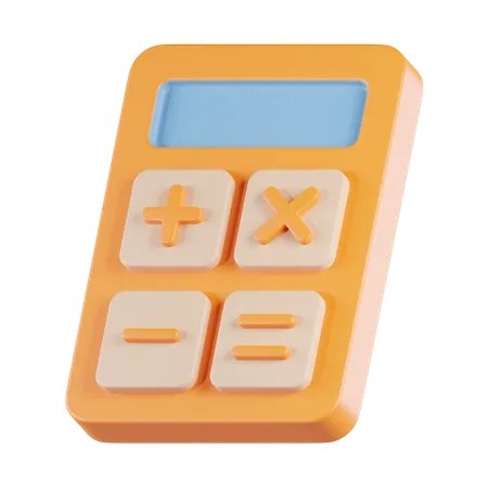 Calculator Machine  3D Icon