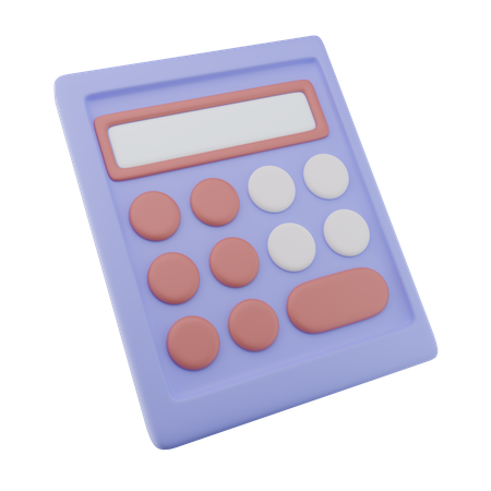 Calculator math - 3D Icon  3D Icon