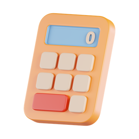 Calculator Math  3D Icon