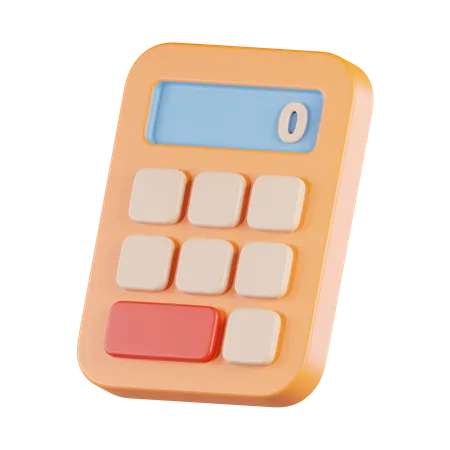 Calculator Math  3D Icon