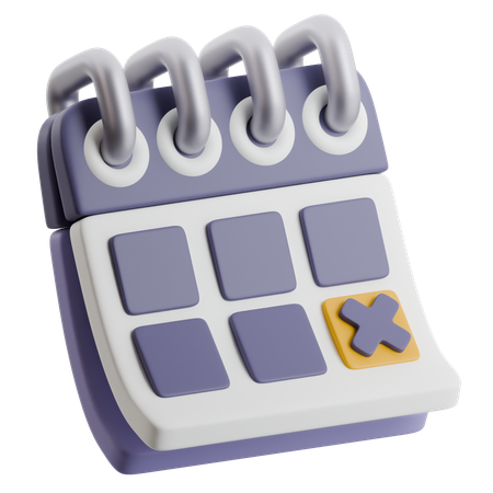 Calculator With Mathematical Cross  3D Icon