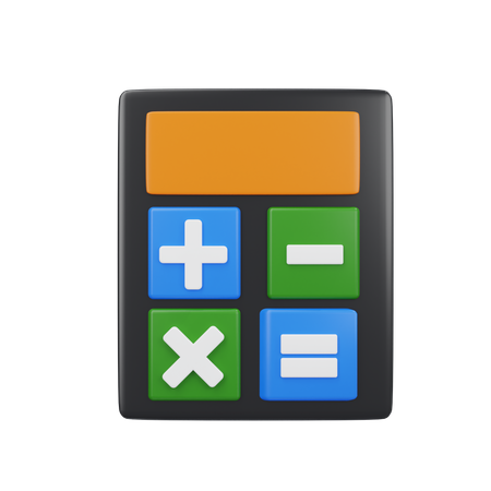 Calculatrice  3D Icon