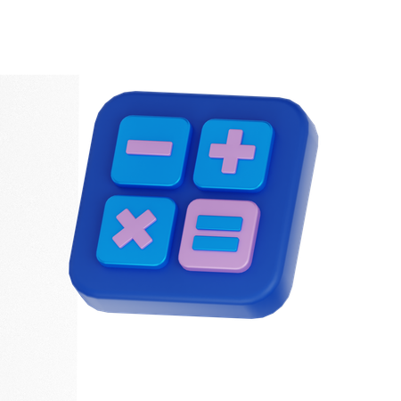 Calculatrice  3D Icon