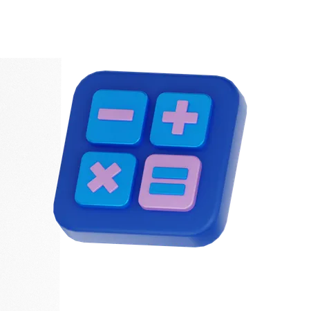 Calculatrice  3D Icon