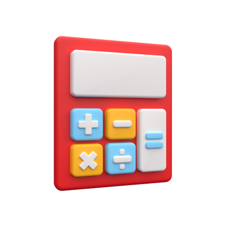 Calculatrice  3D Icon