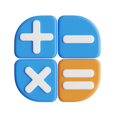 Calculatrice  3D Icon