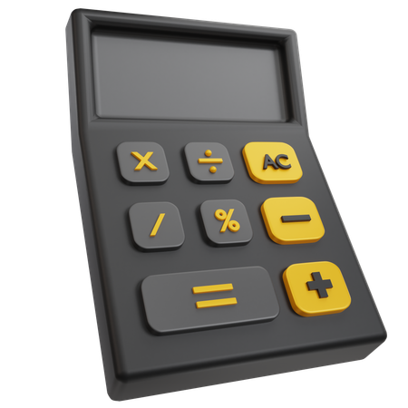 Calculatrice  3D Icon