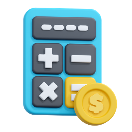 Calculatrice  3D Icon