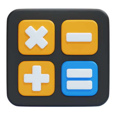 Calculatrice  3D Icon