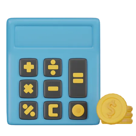 Calculatrice  3D Icon