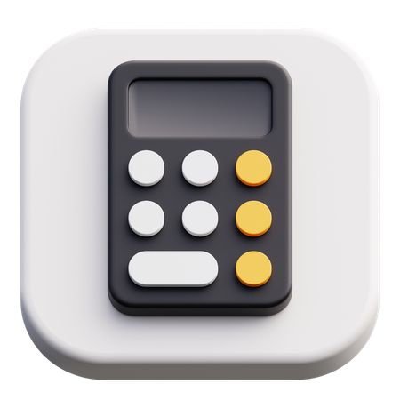 Calculatrice  3D Icon