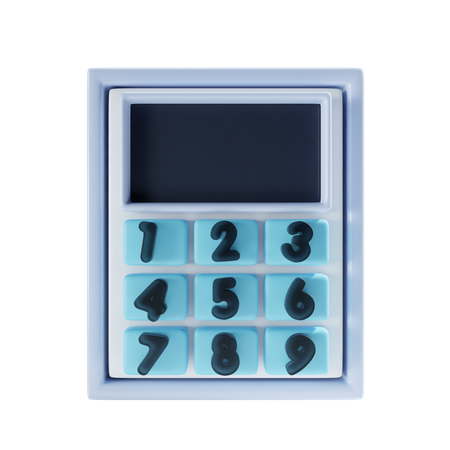 Calculatrice  3D Icon