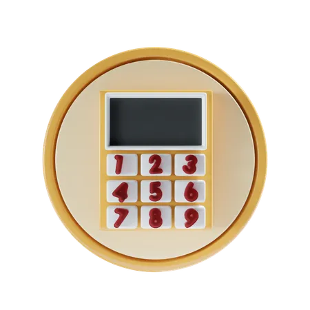 Calculatrice  3D Icon