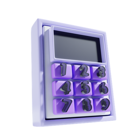 Calculatrice  3D Icon