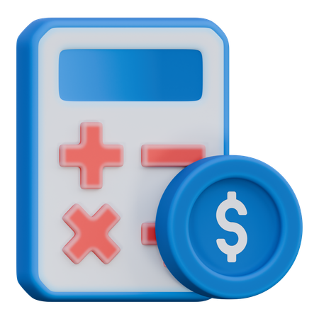 Calculatrice  3D Icon