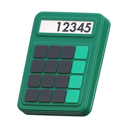 Calculatrice  3D Icon