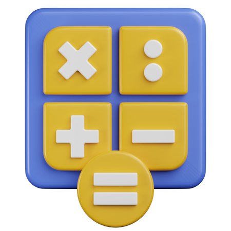 Calculatrice  3D Icon