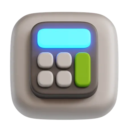 Calculatrice  3D Icon