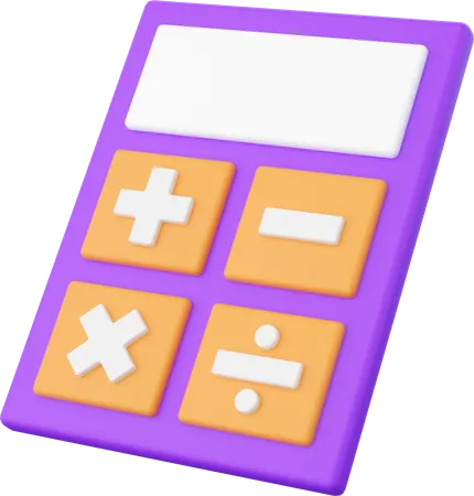 Calculatrice  3D Icon