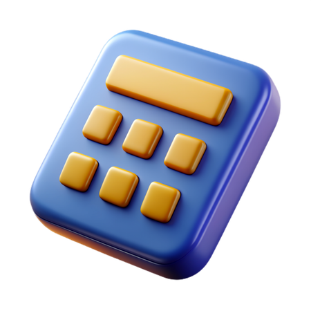 Calculatrice  3D Icon