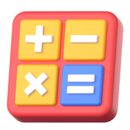 Calculatrice  3D Icon