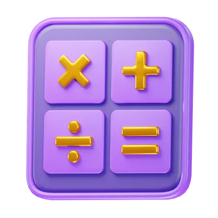 Calculatrice  3D Icon