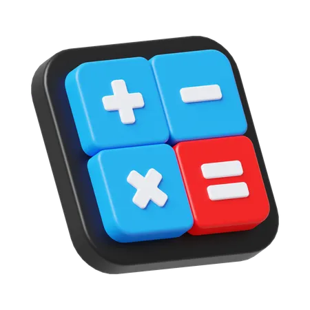 Calculatrice  3D Icon