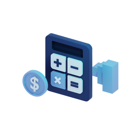 Calculatrice  3D Icon