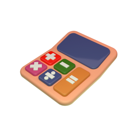 Calculatrice  3D Icon