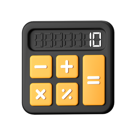 Calculatrice  3D Icon