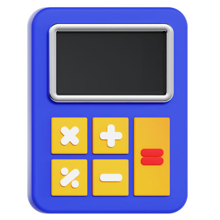 Calculatrice  3D Icon