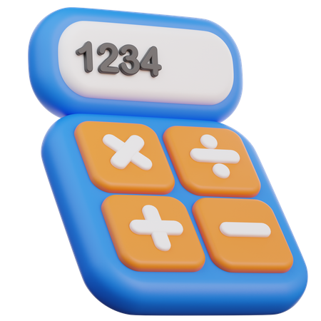 Calculatrice  3D Icon