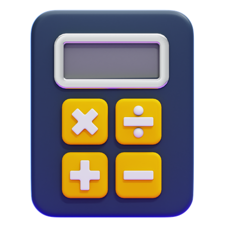 Calculatrice  3D Icon