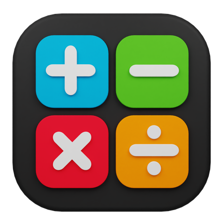 Calculatrice  3D Icon