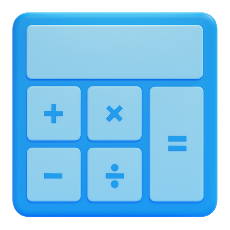 Calculatrice  3D Icon