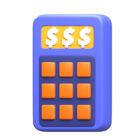 Calculatrice  3D Icon