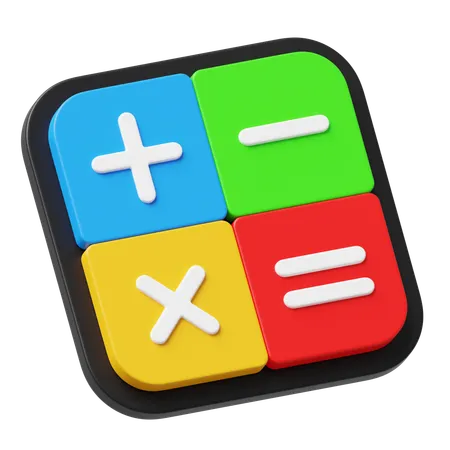 Calculatrice  3D Icon