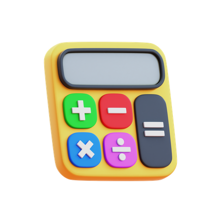 Calculatrice  3D Icon