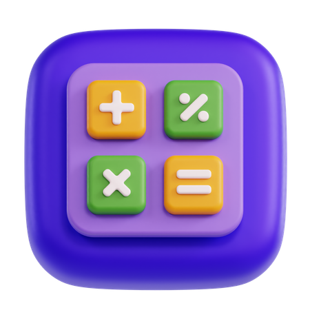 Calculatrice  3D Icon