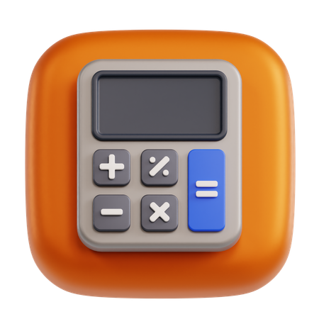 Calculatrice  3D Icon