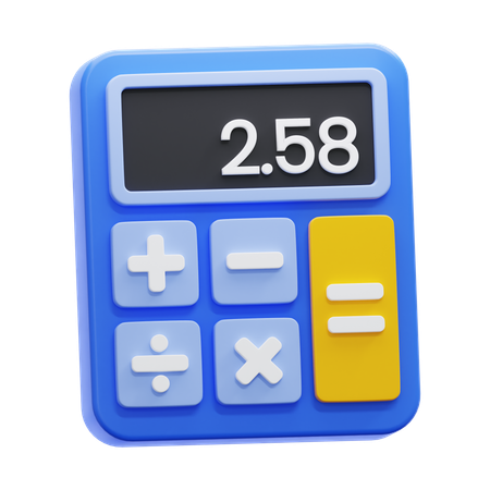 Calculatrice  3D Icon