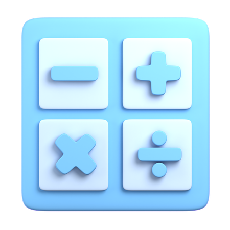 Calculatrice  3D Icon