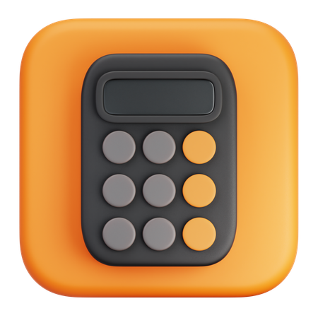 Calculatrice  3D Icon