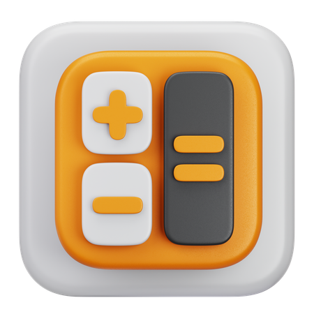 Calculatrice  3D Icon