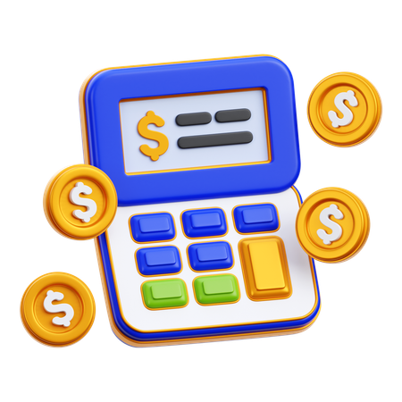 Calculatrice  3D Icon